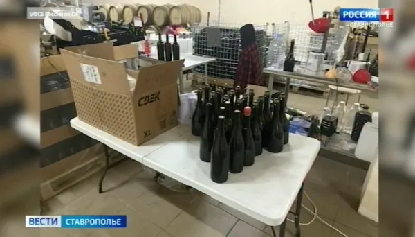 У бизнесмена из Светлограда изъяли немаркированное вино на 1 млн рублей